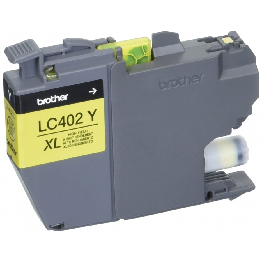CARTUCHO BROTHER LC402Y AMARILLO, RENDIMIENTO 550 PAGINAS CN-4635 - BROTHER