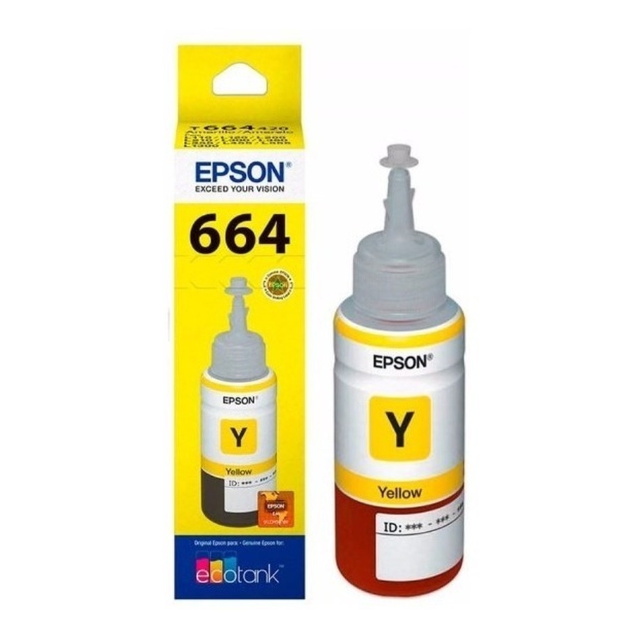 CARTUCHO EPSON MODELO 664 AMARILLO, PARA L110, L200, L210, L350, L355, L555, L300, L1300 CN-1617 - EPSON