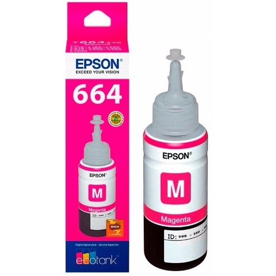 CARTUCHO EPSON MODELO 664 MAGENTA, PARA L110, L200, L210, L350, L355, L555, L300, L1300 CN-1616 - EPSON