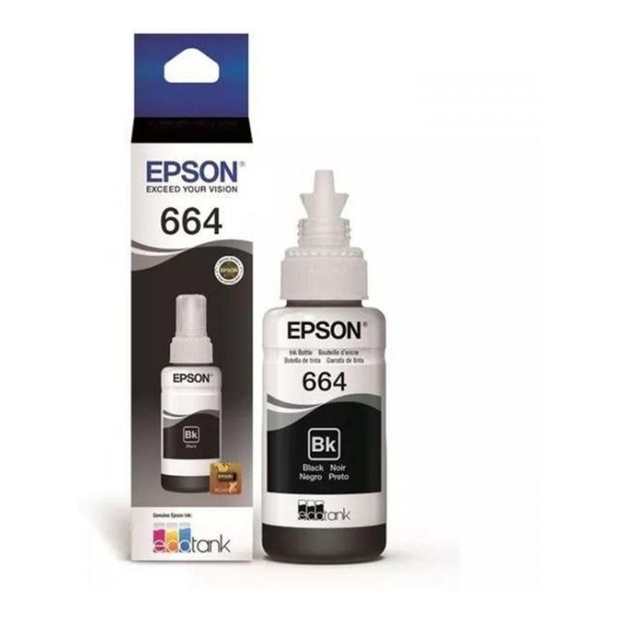 CARTUCHO EPSON MODELO 664 NEGRO, PARA L110, L200, L210, L350, L355, L555, L300, L1300 CN-1614 - EPSON
