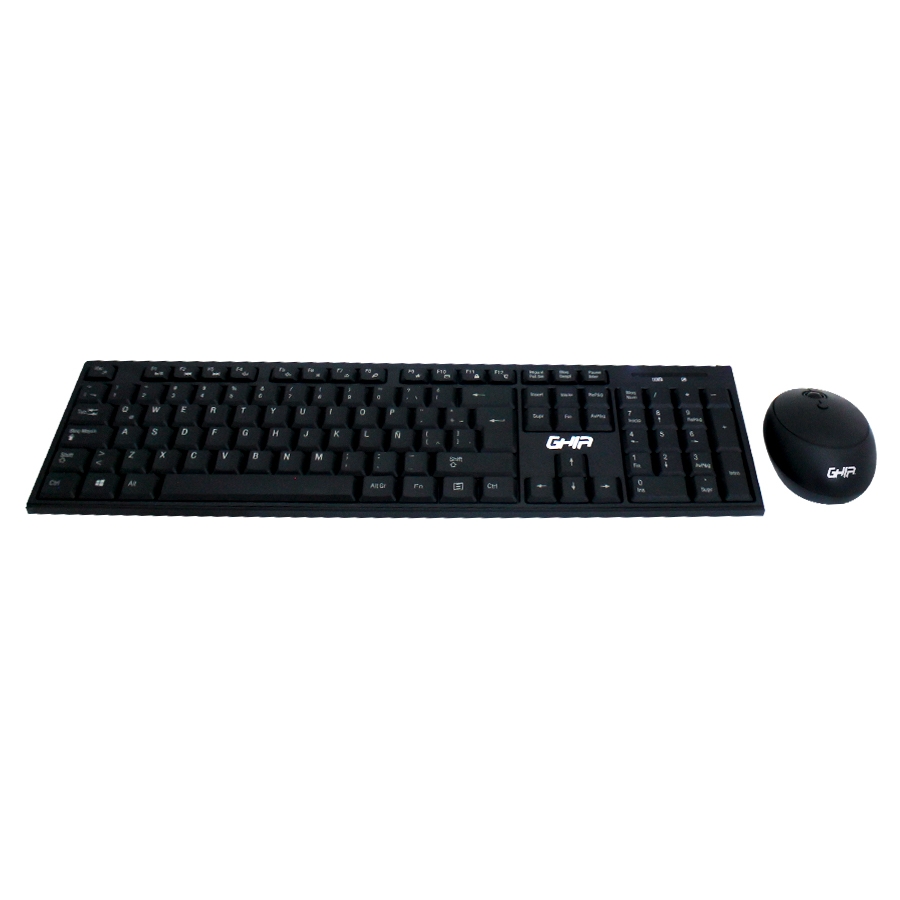 COMBO TECLADO MULTIMEDIA Y MOUSE OPTICO GHIA / GT5000 / INALAMBRICO / RECEPTOR USB / NEGRO KB-791 - GHIA