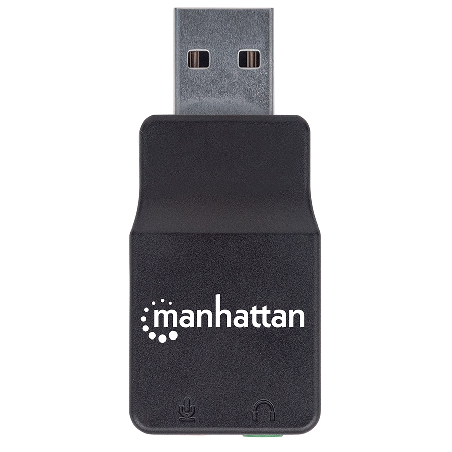 CONVERTIDOR USB,MANHATTAN,152754, 2.0 A TARJETA SONIDO 2.1 AC-6582 - MANHATTAN