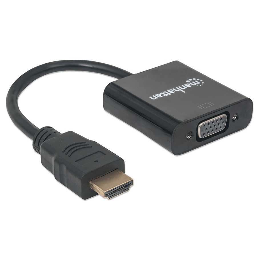 CONVERTIDOR,MANHATTAN,151467, VIDEO HDMI A SVGA, BOLSA AC-4245 - MANHATTAN