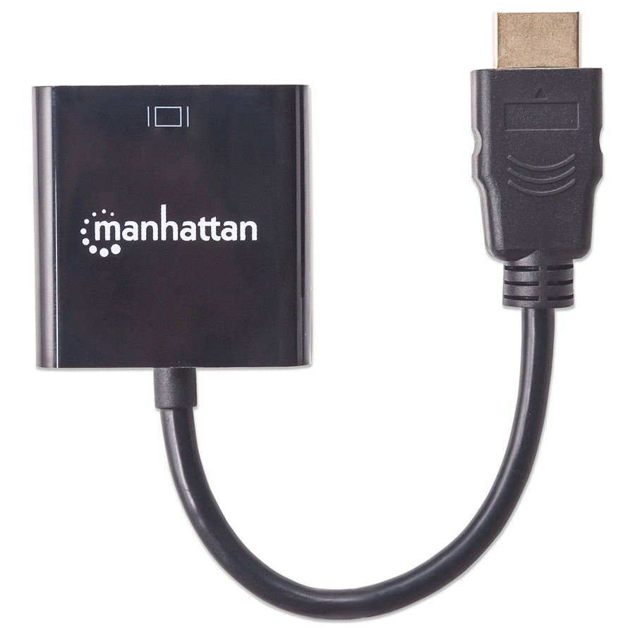 CONVERTIDOR,MANHATTAN,151467, VIDEO HDMI A SVGA, BOLSA AC-4245 - MANHATTAN