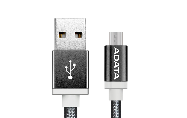 Cable Micro USB ADATA , 1 m, USB A, Micro-USB B, Macho/Macho, Negro - ADATA