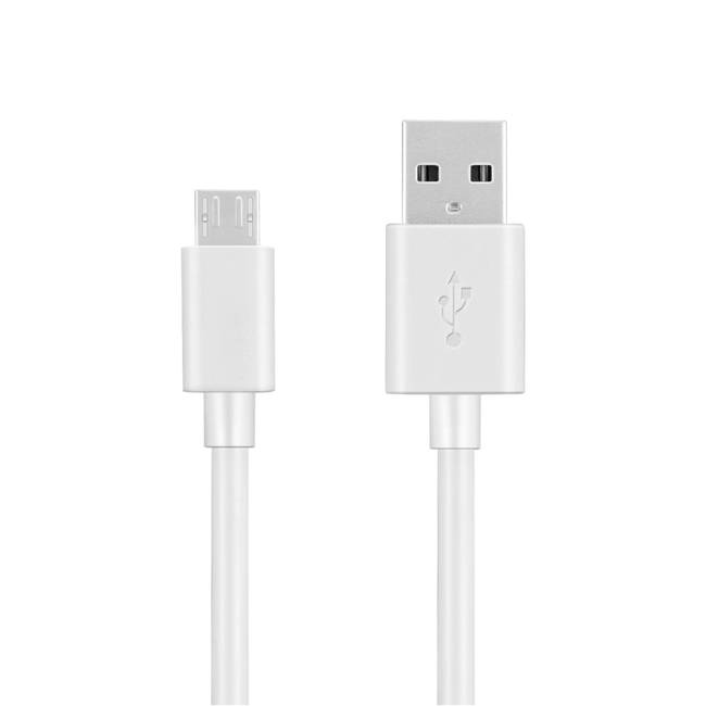 Cable USB A a MICRO USB V8, color blanco. 1 metro de largo. Alta resistencia de materiales y carga rápida DB-G-USBMB CABDBU090 - DBUGG
