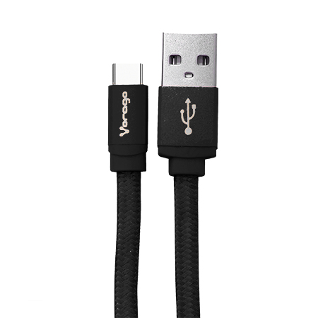 Cable USB a tipo C VORAGO CAB-214, USB, USB C, 2 m, Negro - VORAGO