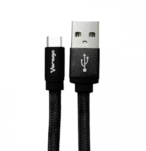 Cable USB a tipo C VORAGO CAB-214, USB, USB C, 2 m, Negro - VORAGO