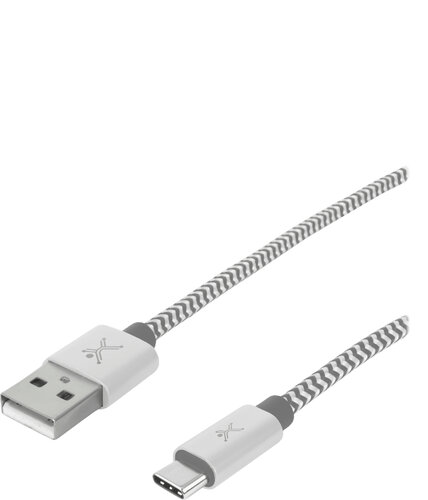 Cable USB tipo A  tipo C PERFECT CHOICE PC-101673 , USB A, 1 m, Plata ACCMST4290 - PERFECT CHOICE