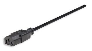Cable de alimentación estándar para PC MANHATTAN, Macho/Hembra 1,8 m, Negro. - MANHATTAN