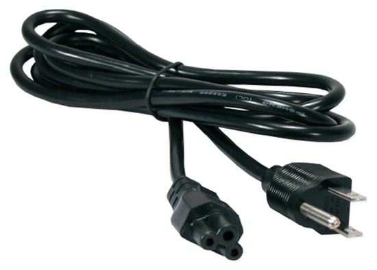 348591 CABLE CORRIENTE PARA LAP TOP (TRIPLE), 1.8 m Color Negro. - MANHATTAN