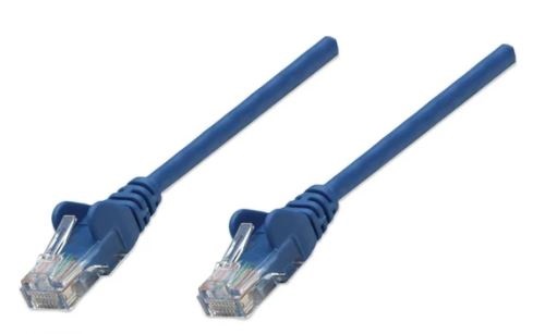 Cable de Red INTELLINET 342575 Cat6, 1 m, RJ-45, RJ-45, Macho/Macho, Azul - INTELLINET