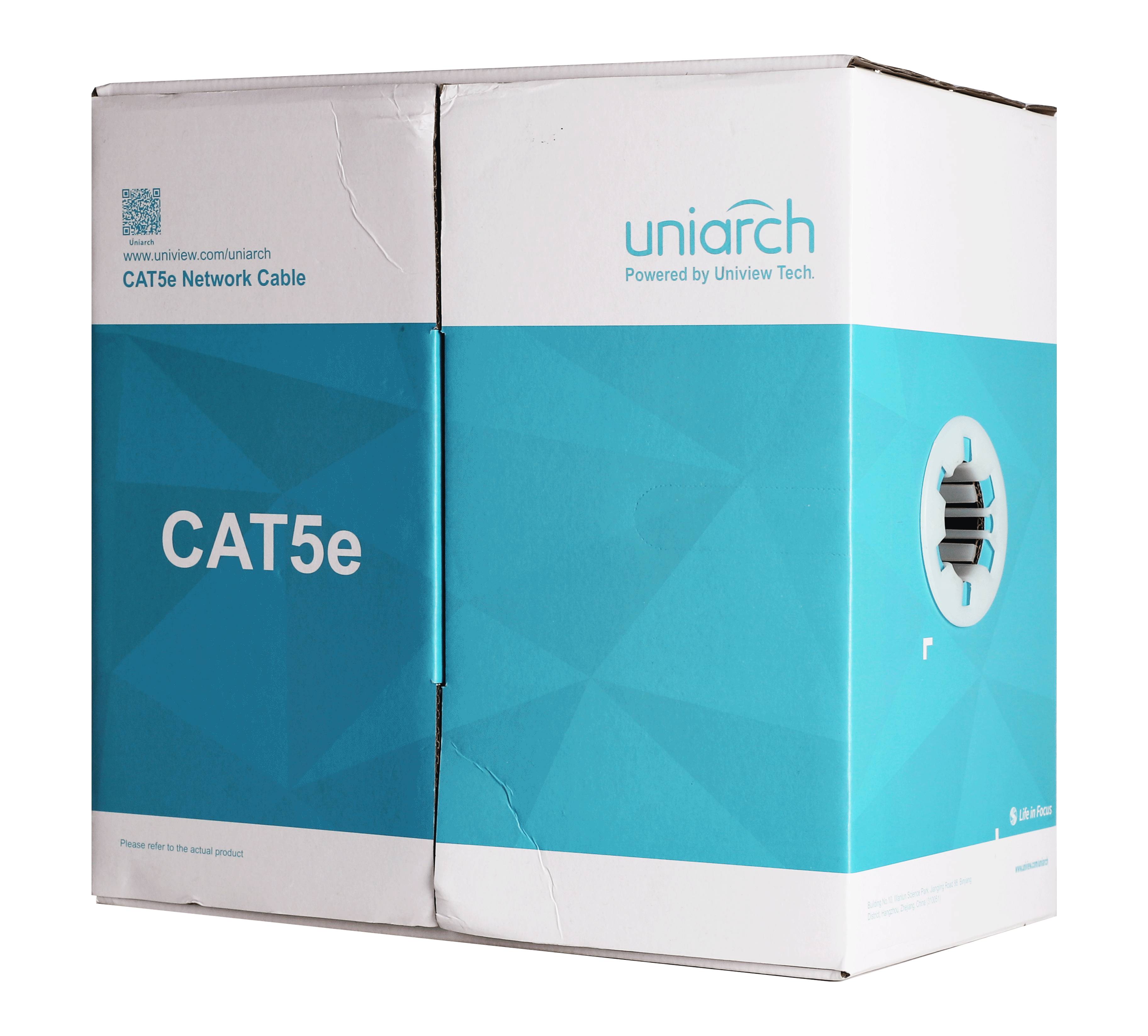 Cableado UTP UNIARCH CAB-LC2100A-IN, 305 m, CAT5e, Azul, Cableado por UTP, Interior - UNIARCH