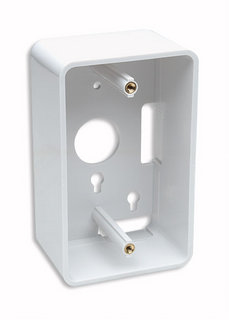 517874 Caja para pared de 4.7cm de profundidad color Blanco, La caja incluye tornillos de montaje. - INTELLINET