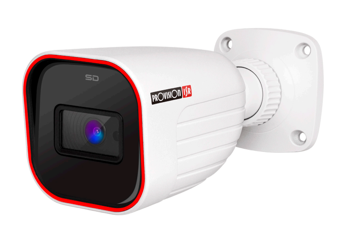 Camara bala IP 2 MP, Lente VF 2.8(106°), IR hasta 20 mts, analiticos DDA, WDR, SD(256GB),PoE, IP67 - PROVISION-ISR