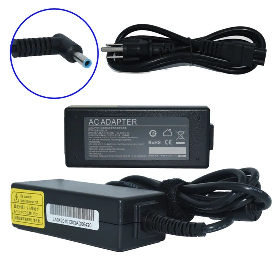 Cargador / Adaptador para Laptop GENERICO AC-HPAZUL45W  de 45W 19.5V 2.31A (4.5*3.0) - GENERICO