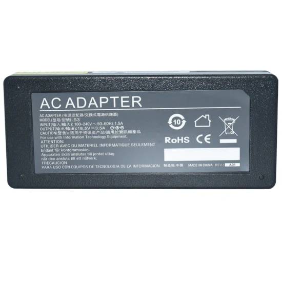 Cargador / Adaptador para Laptop GENERICO AC-HP-PinCentral de 65W 18.5V-3.5A (7.4*5.0) - GENERICO