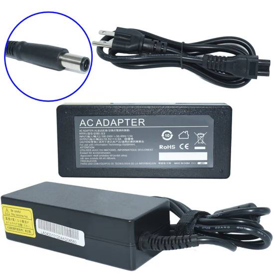 Cargador / Adaptador para Laptop GENERICO AC-HP-PinCentral de 65W 18.5V-3.5A (7.4*5.0) - GENERICO
