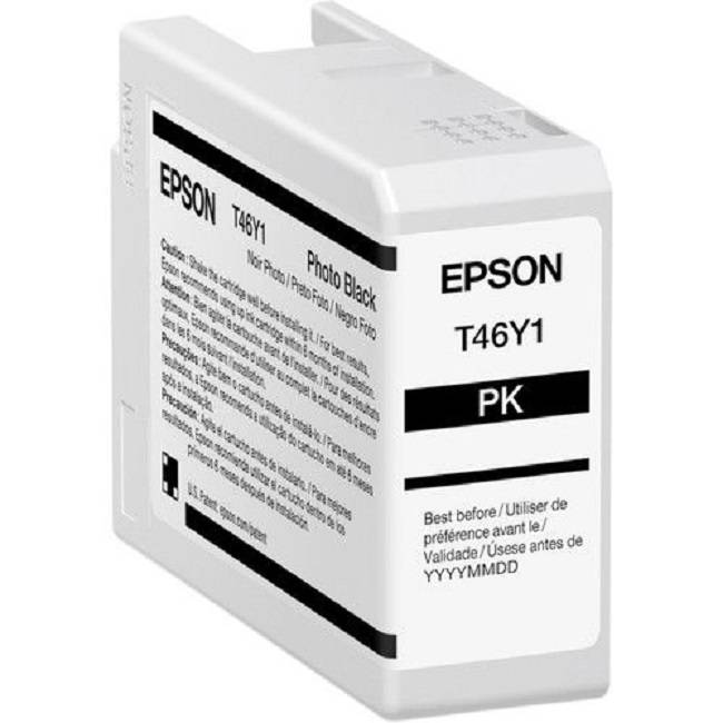 Cartucho Epson Pro10 T46Y100 Tinta UltraChrome Photo Black 50ML Compatible para SureColor P900 CAREPS6300 - EPSON