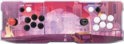 Consola Arcade NCA-6084 PRO Dos Jugadores + 2 RC WIFI RAM 2GB Bocina 3W 12V Retroiluminado, Incluye Juegos N64, Almacenamiento 64GB, Modelo Mundo Abierto ACCNNN310 - NECNON