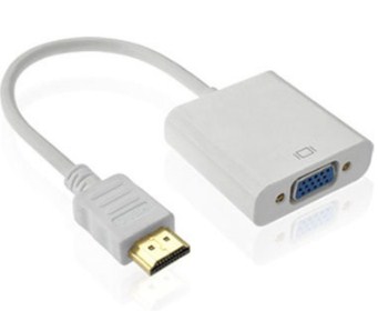 Convertidor HDMI a VGA, Blanco, BROBOTIX 110910 - BROBOTIX