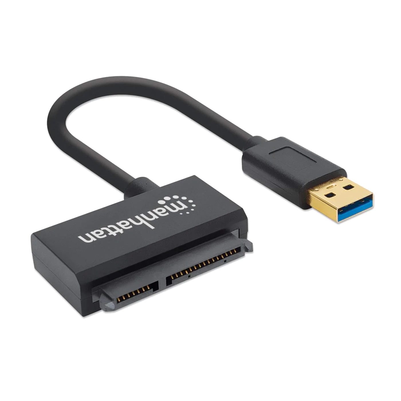 130424 Adaptador USB 3.0 a SATA 2.5″, Proporciona acceso rápido de datos para unidades SATA. - MANHATTAN