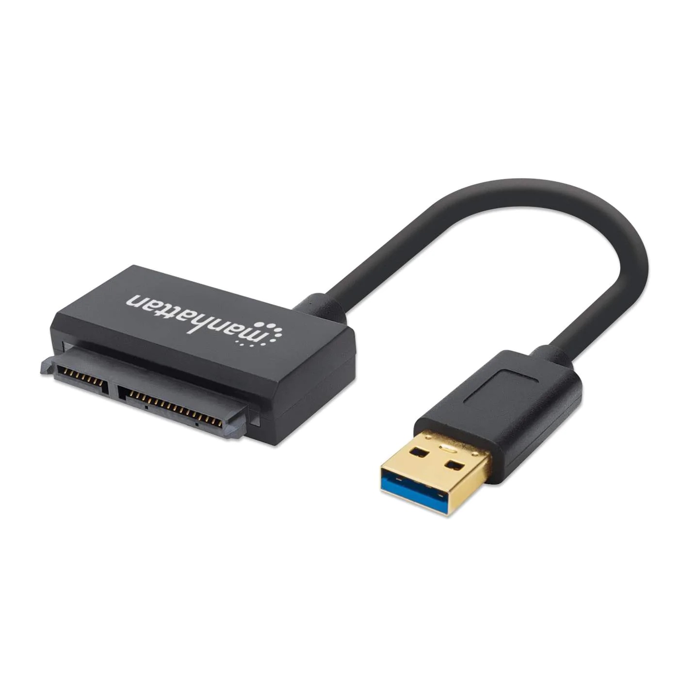 130424 Adaptador USB 3.0 a SATA 2.5″, Proporciona acceso rápido de datos para unidades SATA. - MANHATTAN