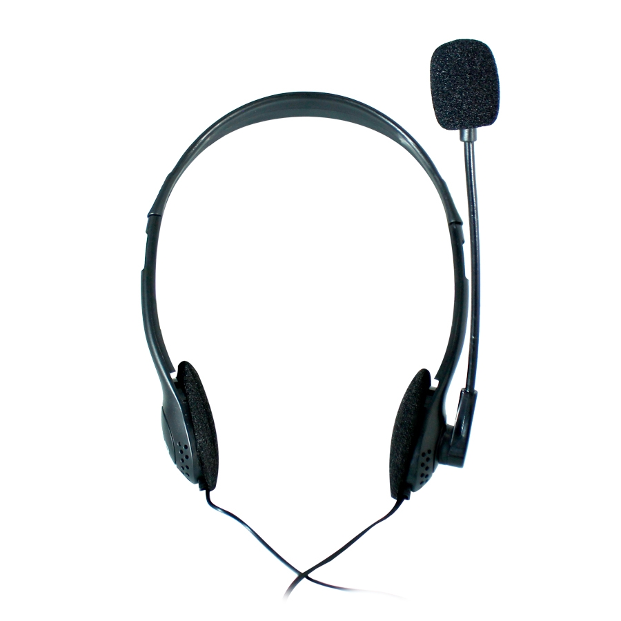 DIADEMA ALAMBRICA GHIA CON MICROFONO, CONTROL DE VOLUMEN Y CONECTOR 3.5MM AUDIFONO Y MICROFONO, SONIDO ENVOLVENTE, CONTROLADOR DE VOLUMEN, COLOR NEGRO SPK-2053 - GHIA