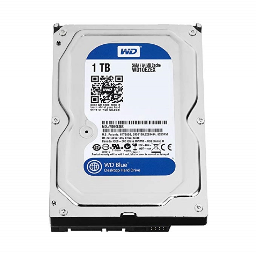 DISCO DURO INTERNO WD BLUE 1TB 3.5 ESCRITORIO SATA3 6GB S 64MB 7200RPM WINDOWS WD10EZEX HD-528 - WD - WESTERN DIGITAL