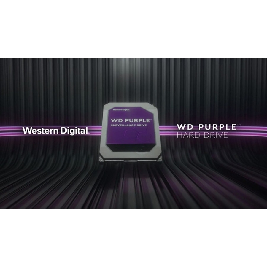 DISCO DURO INTERNO WD PURPLE 4TB 3.5 ESCRITORIO SATA3 6GB/S 256MB 5400RPM 24X7 DVR NVR 1-16 BAHIAS 1-64 CAMARAS WD43PURZ HD-2866 - WD - WESTERN DIGITAL