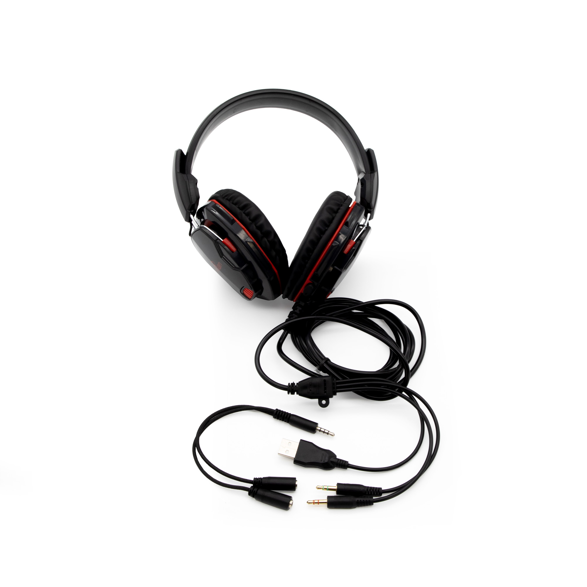 YEYIAN DIADEMA HEADSET TEMPEST SERIE 2000, ALMOHADILLAS COMODAS, 3.5MM, CON USB Y ADAPTADOR DE CABLE COMPACTO COMPATIBLE CON CONSOLAS, MOD. YH2000 - Yeyian