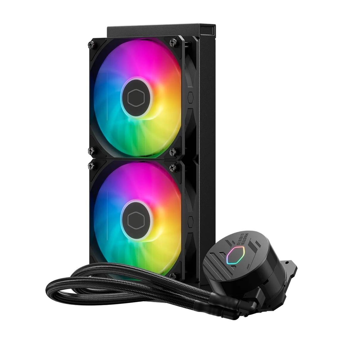 Enfriamiento Liquido Cooler Master Masterliquid ML240L Core II (MLW-D24M-A18PA-R1),ARGB Socket Intel® LGA 1851/1700/1200/1151/1150/1155/1156 AMD® AM5/AM4/A - COOLER MASTER