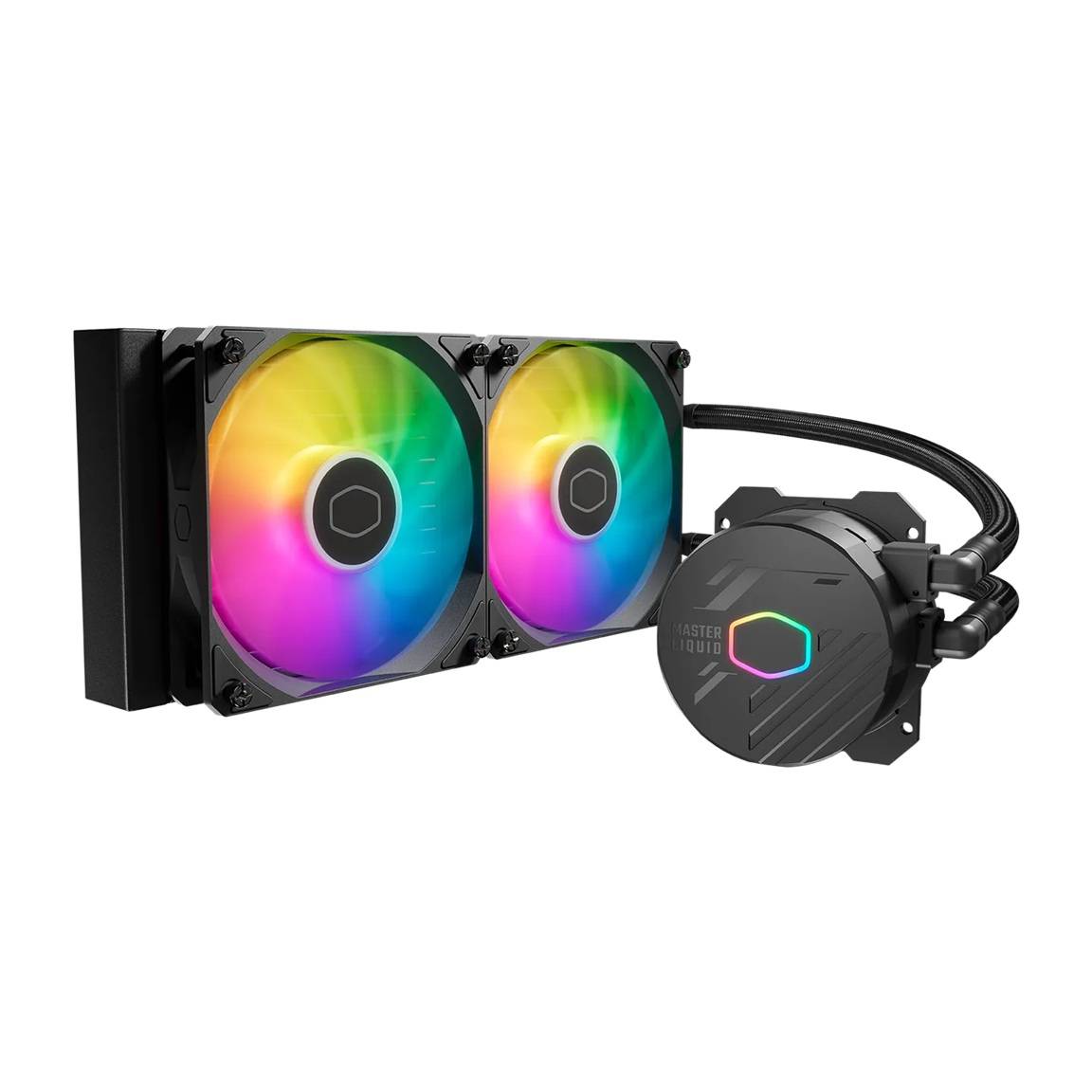 Enfriamiento Liquido Cooler Master Masterliquid ML240L Core II (MLW-D24M-A18PA-R1),ARGB Socket Intel® LGA 1851/1700/1200/1151/1150/1155/1156 AMD® AM5/AM4/A - COOLER MASTER
