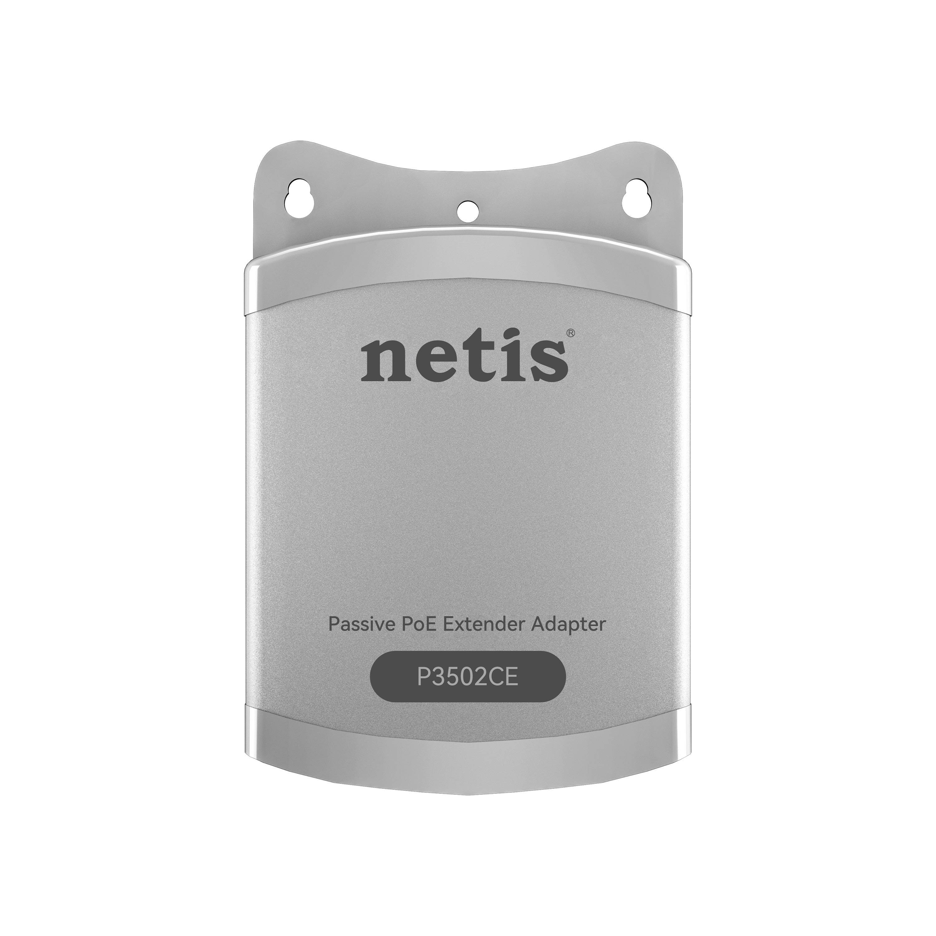Netis Access Point P3502CE, Extensor POE, 2 puertos 100Mbps y 1 puerto Uplink 100Mbps, Pasivo, IP66 a prueba de agua, para exteriores - NETIS