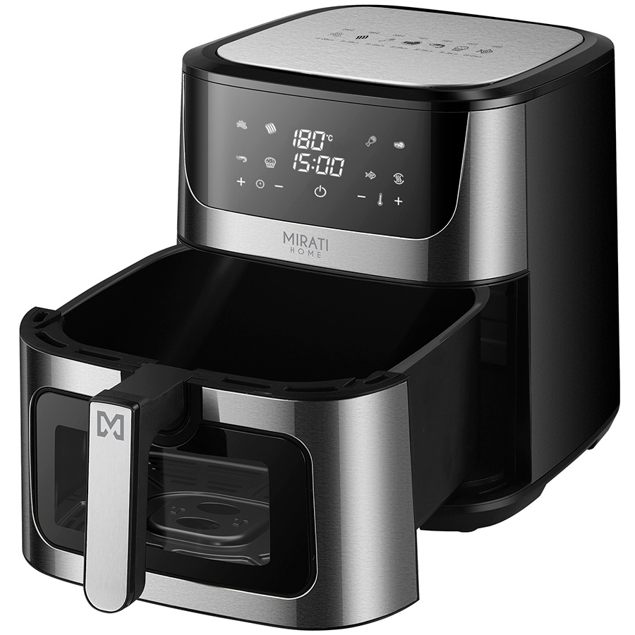 FREIDORA DE AIRE CON VENTANA MIRATI CON CAPACIDAD DE 8 LITROS, 1500W, TEMPERATURA DE 80C-200C FRE-11 - MIRATI
