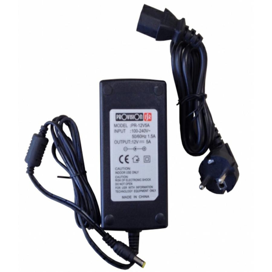 FUENTE DE PODER INDIVIDUAL / PROVISION ISR / PR-12V5A / 12V/5A AC-5177 - PROVISION-ISR