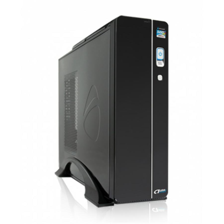 GABINETE ACTECK BERN / MICRO TORRE SLIM / MICRO ATX, MINI ITX / FUENTE SFX 500W / METAL / NEGRO / GAPC-301 CS-351 - ACTECK