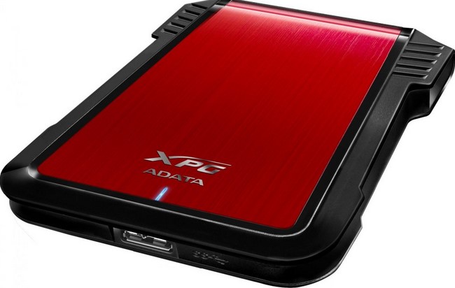 Gabinete Externo ADATA EX500, USB 3.2 Gen1 (compatible con las versiones anteriores USB 2.0), 2.5 pulgadas, Rojo - ADATA