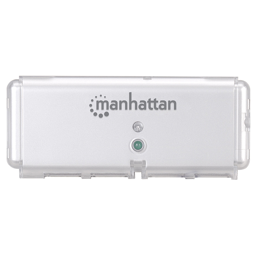 HUB USB,MANHATTAN,160599, V2.0 4 PTOS MIN AC-1616 - MANHATTAN