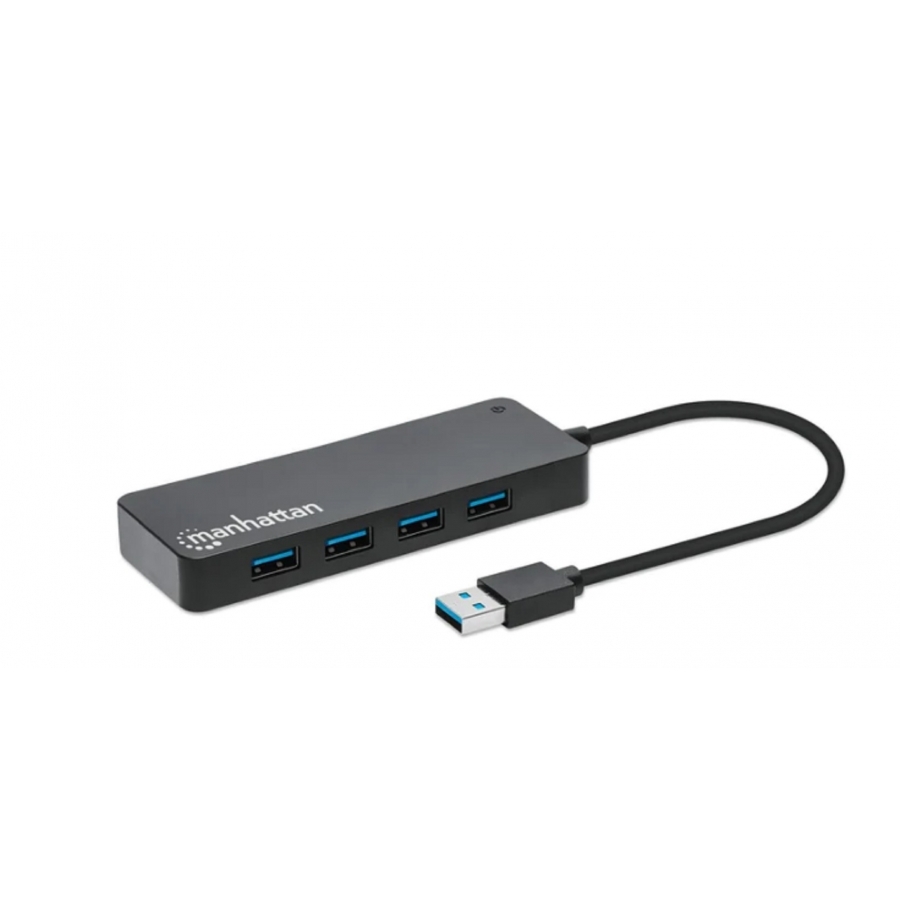 HUB USB,MANHATTAN,168403, V3.2 7 PTOS A SIN FUENTE, 5GBPS AC-10896 - MANHATTAN