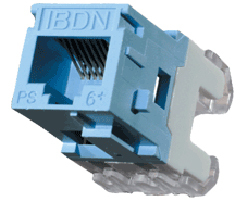 Jack BELDEN AX101326, RG45, Azul, Cobre, Níquel, De plástico, Cat 6 - BELDEN