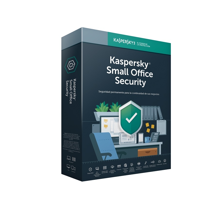 KASPERSKY SMALL OFFICE SECURITY 10 USUARIOS 1 SERVER / 1 AÑO / CAJA SWS-2856 - KASPERSKY