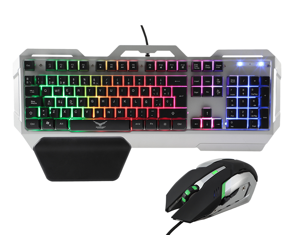 Kit de Teclado y Mouse Gaming Naceb Technology NA-0911, USB, Negro KITNCB120 - Naceb Technology