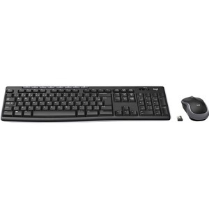 Kit de Teclado y Mouse LOGITECH MK270, Estándar, Negro, 10 m KITLOG410 - LOGITECH