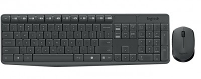 Kit de Teclado y Mouse LOGITECH , Negro, 10 m KITLOG500 - LOGITECH