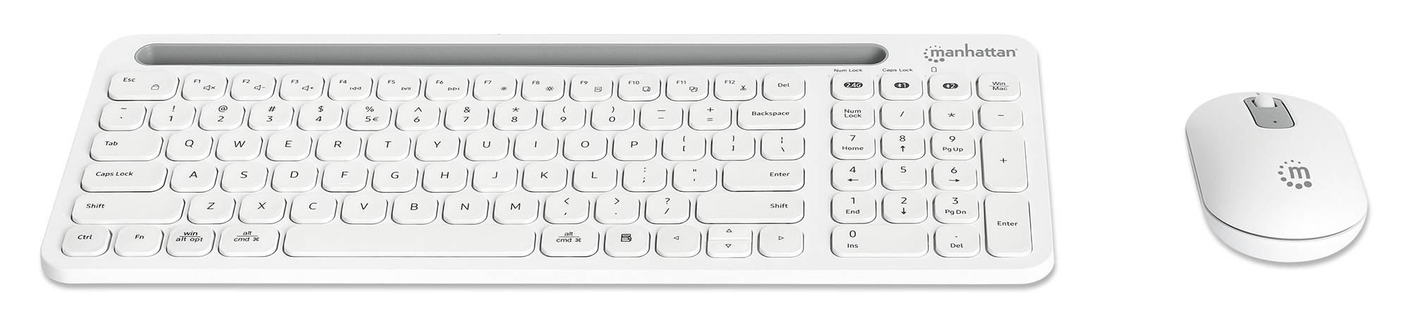 180580 Teclado yMouse Optico Inalambrico - MANHATTAN