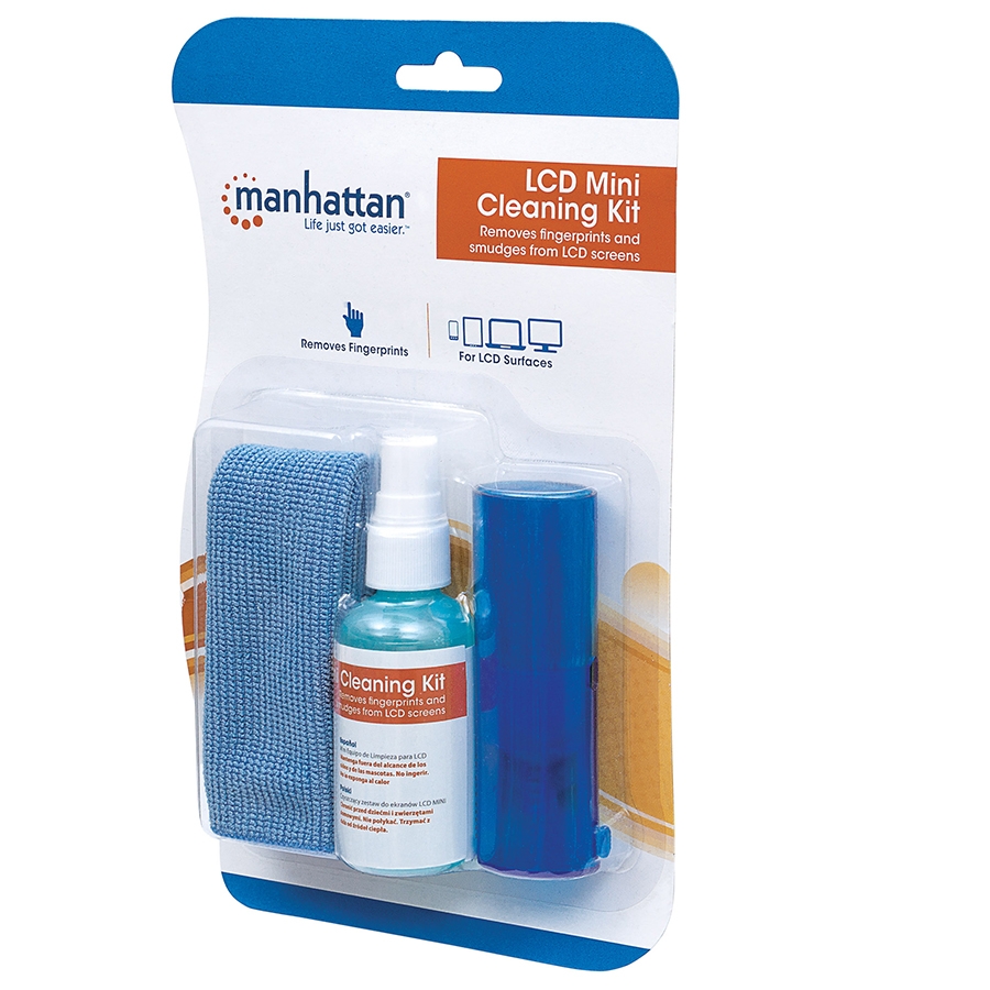LIMPIADOR LCD,MANHATTAN,421010, KIT 60CC,MINI KIT CN-1663 - MANHATTAN