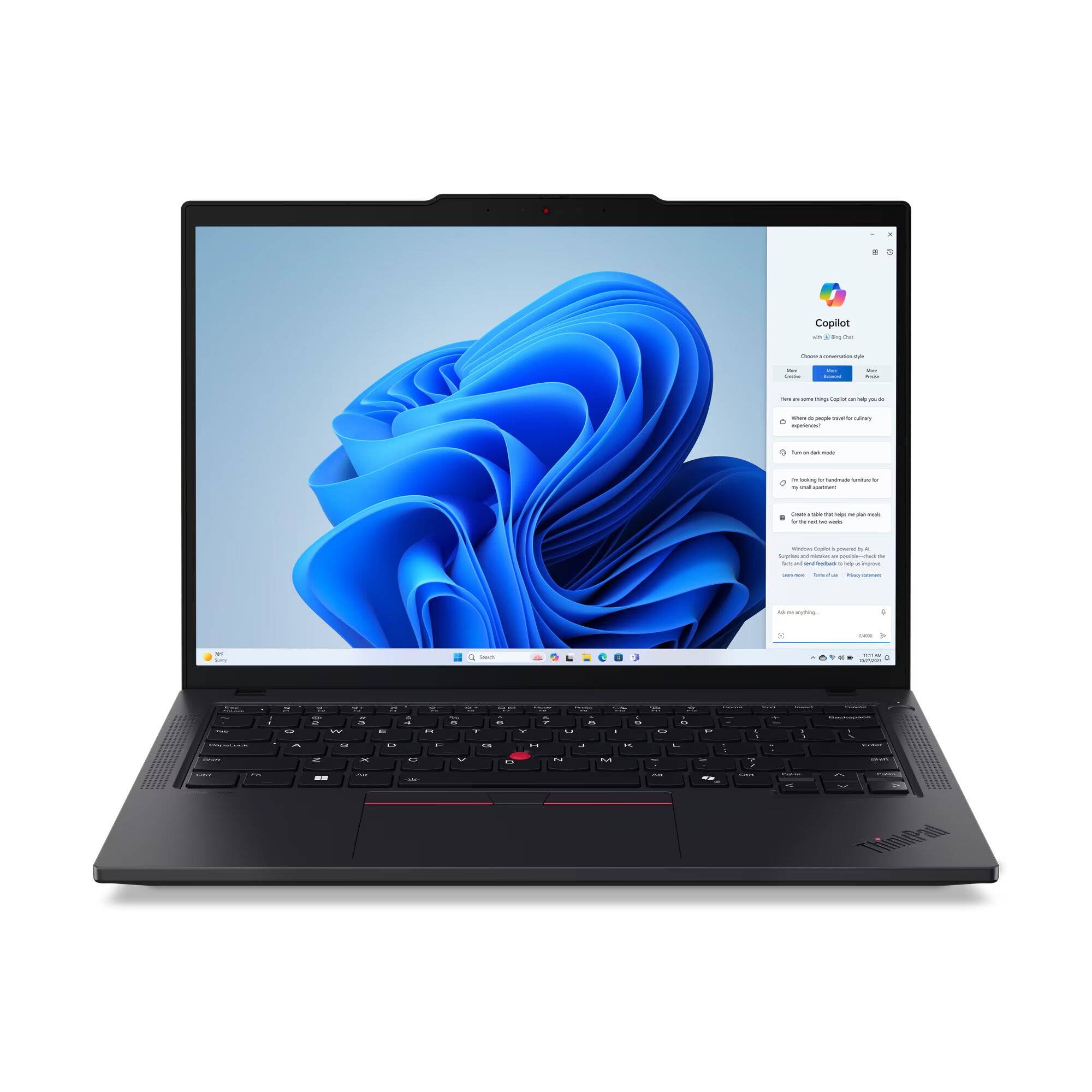 Laptop LENOVO ThinkPad T14 G5, 14 Pulgadas, Intel® Core™ Ultra 5 125U, 16 GB, Windows 11 Pro, 512 GB SSD COMLEV5510 - LENOVO
