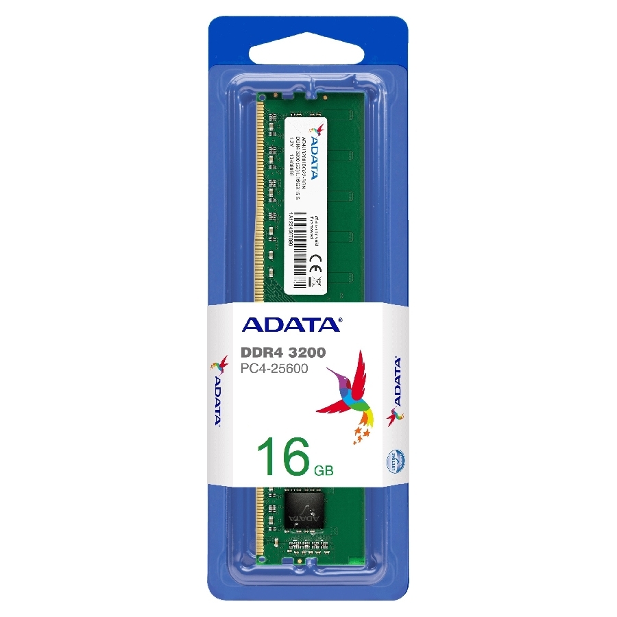 MEMORIA ADATA UDIMM DDR4 16GB PC4-25600 3200MHZ CL22 288PIN 1.2V PC (AD4U320016G22-SGN) RAM-3662 - ADATA
