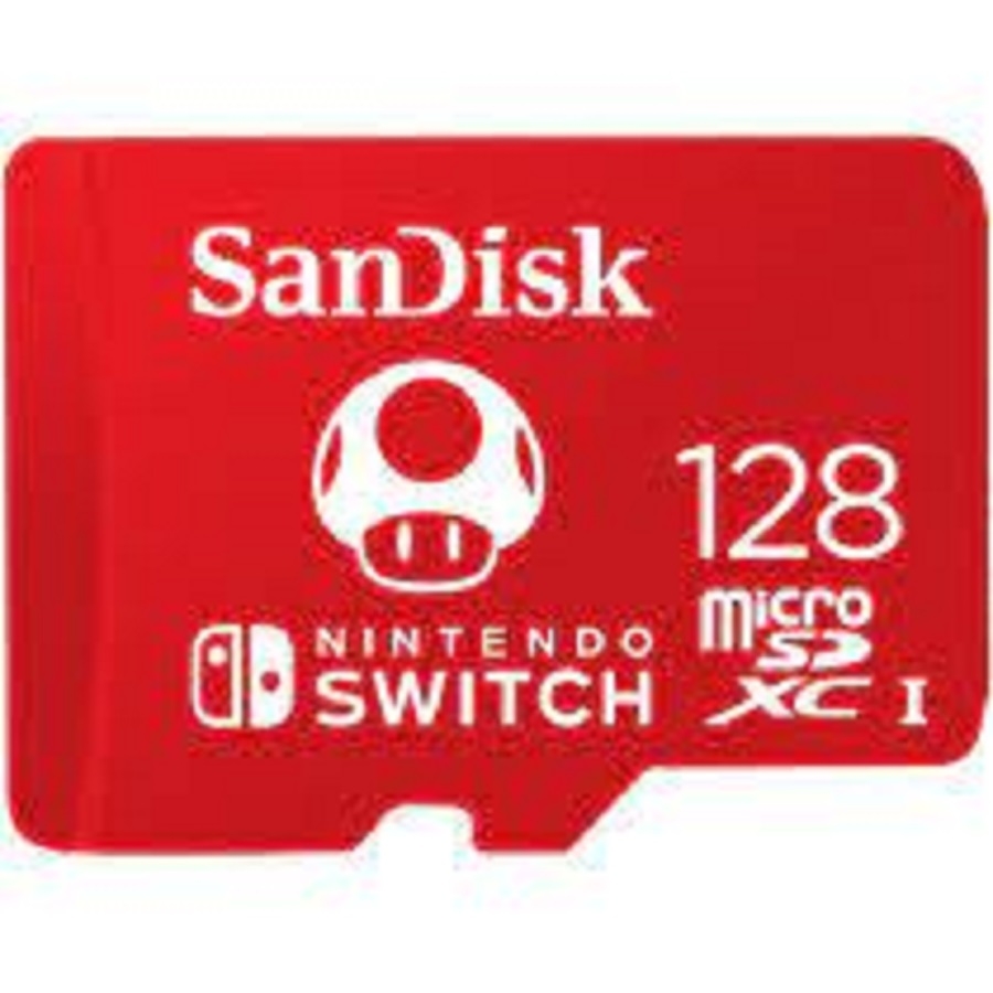 MEMORIA SANDISK MICRO SDXC 128GB NINTENDO SWITCH 100MB/S 4K U3 V30 SDSQXAO-128G-GNCZN RAM-3198 - SANDISK